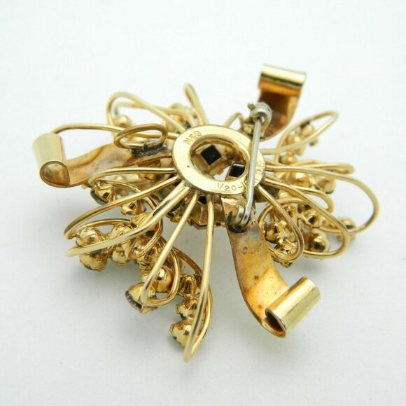 M S Phyllis 1/20 12K Gold Filled Art Deco Style - Picture 3 of 4